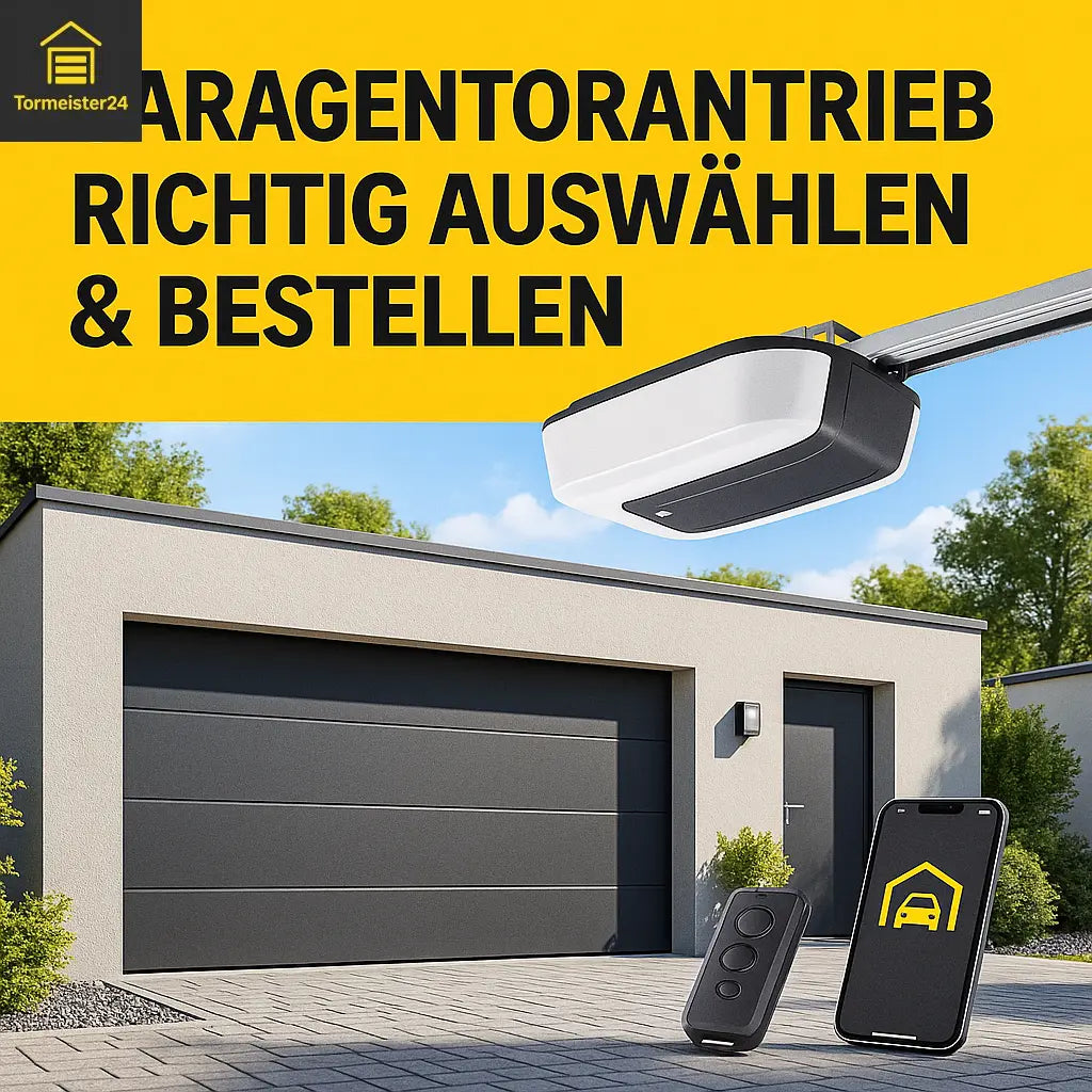 Übersicht Garagentorantriebe Leistungsklassen von 600 bis 1100 N
