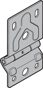 Scharnier SA015, RAL 9002