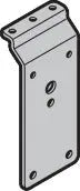 Adapterblech für Rollenhalter, oben, Schlüpftürtor