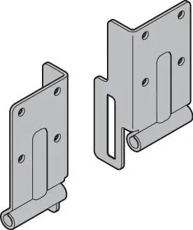 Aufsetzstück 67-4 links, RAL 9002