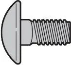 Flachrundschraube mit Vierkantansatz M6 x 14, verzinkt
