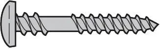 Linsenkopfschraube, Blech / Spax-Gewinde 6,5 x 35
