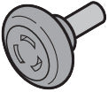 Laufrolle, zwischen mit 40 mm Achse, Beschlag N, L, BL, Z, BZ LPU42
