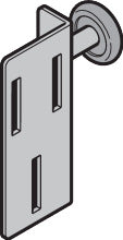 Rollenhalter RH030, links, verzinkt