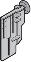 Rollenhalter oben mit Laufrolle Beschlag Z, BZ, links